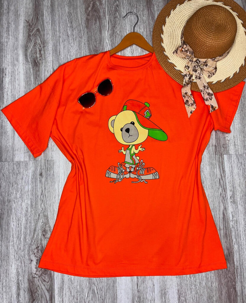 تیشرت لانگ خرس